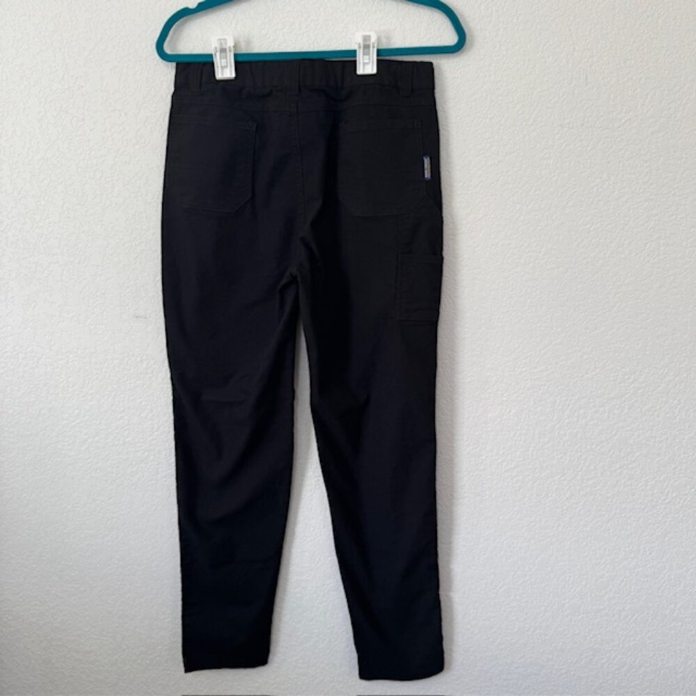 Bass Creek Workwear Pants Womens 14/16 Black Carpenter Utility Elastic Back - Picture 5 of 10